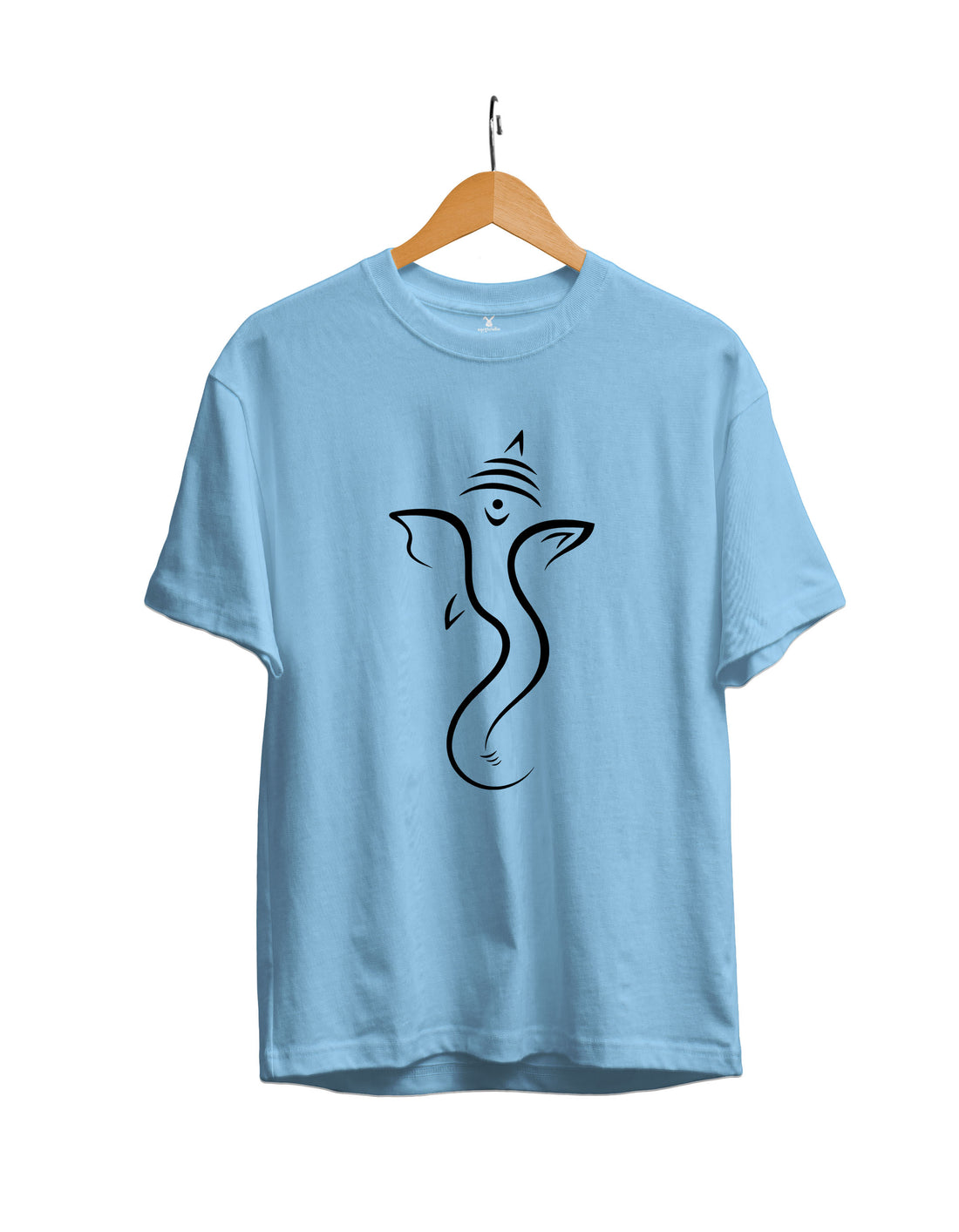 Ganesha Minimalistic : Unisex Regular Half Sleeved T-Shirt