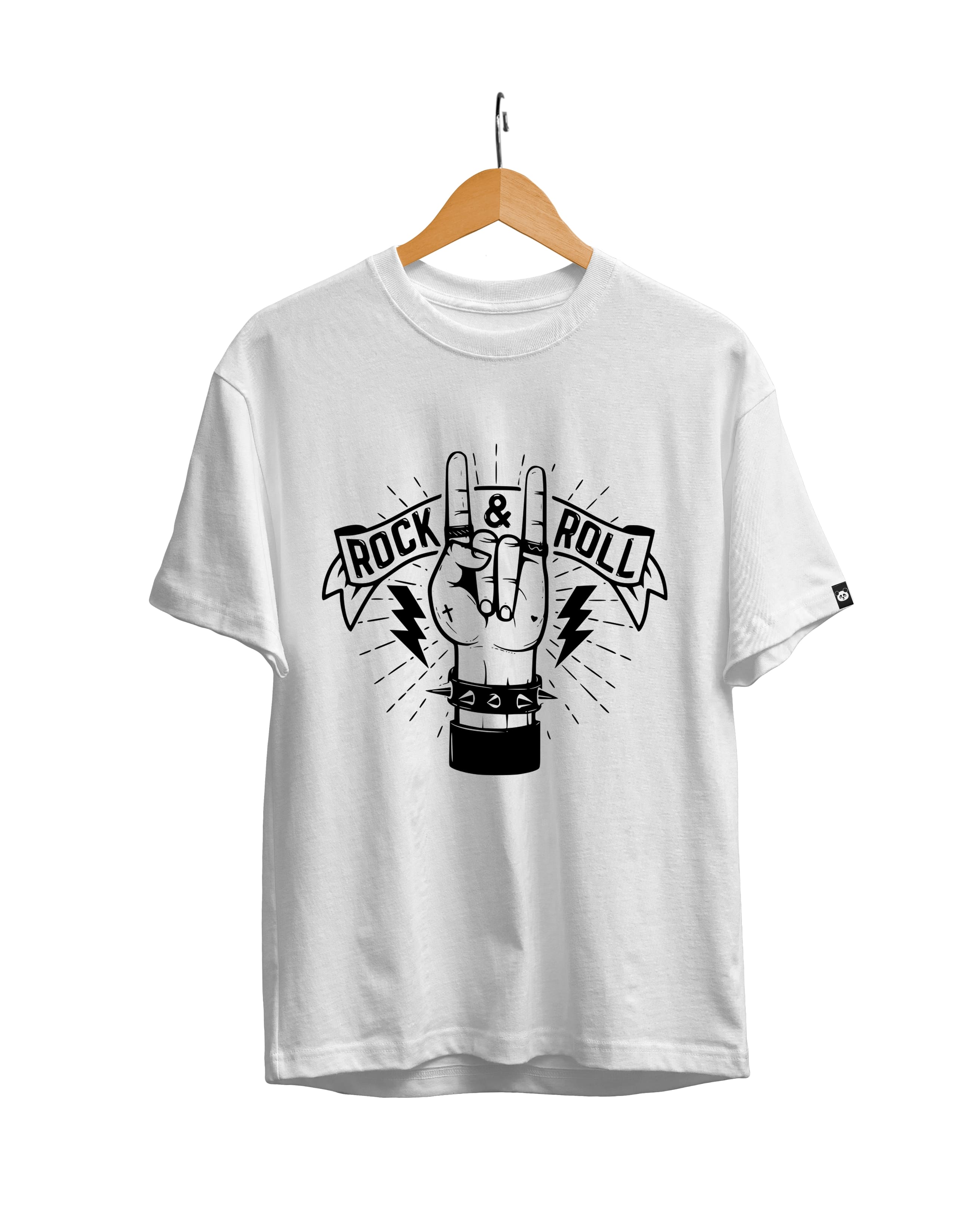 Rock & Roll : Unisex Regular Fit Half Sleeved T-shirt