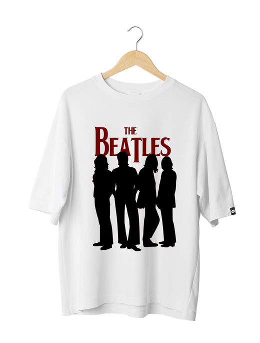 The Beatles Boys : Unisex Oversized Half Sleeved T-shirt