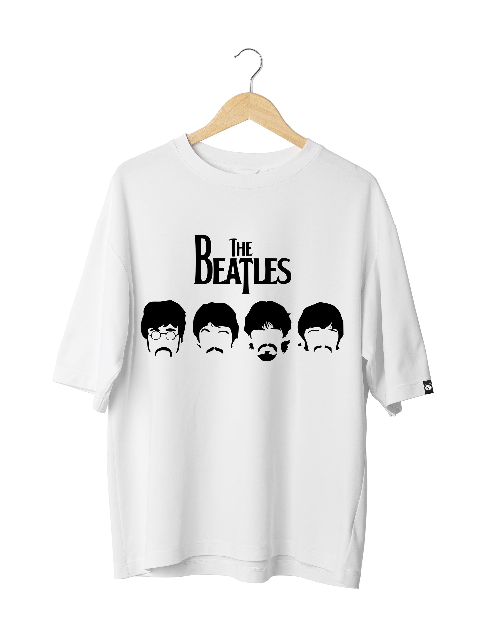 The Beatles Rock Band Unisex Oversized Half Sleeved T-shirt