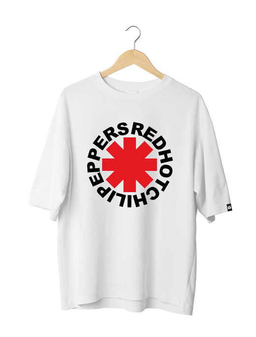 Red Hot Chilli Peppers : Unisex Oversized Half Sleeved T-shirt