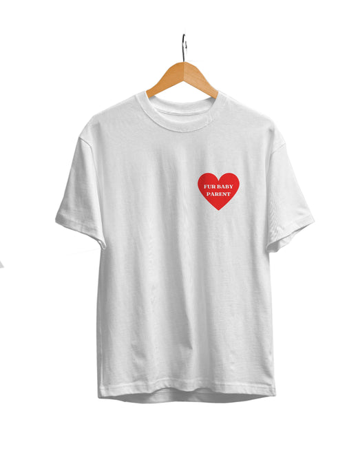 Fur Baby Parent Dog Lover : Regular Fit Half Sleeved T-shirt