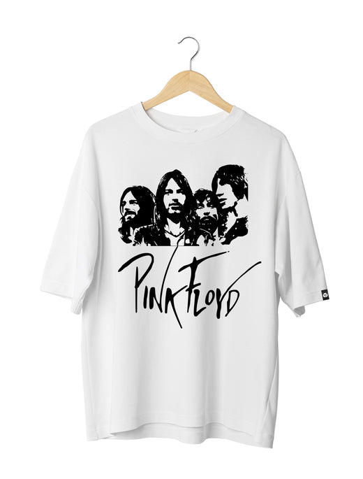 Pink Floyd Rock Band : Unisex Oversized Half Sleeved T-shirt
