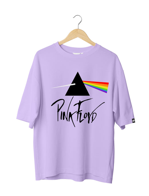 Pink Floyd Rock Band : Unisex Oversized Half Sleeved T-shirt