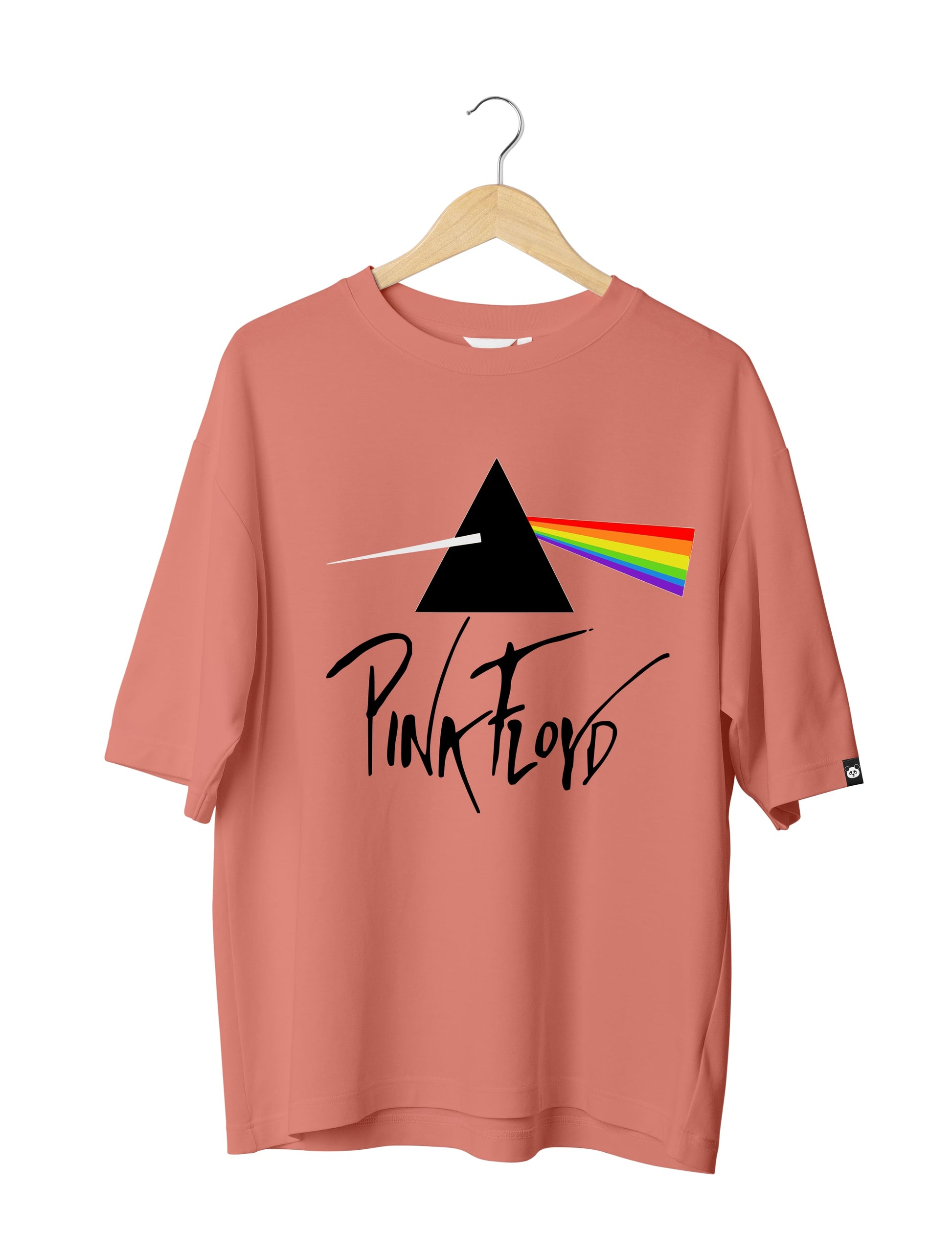 Pink Floyd Rock Band Unisex Oversized Half Sleeved T-shirt