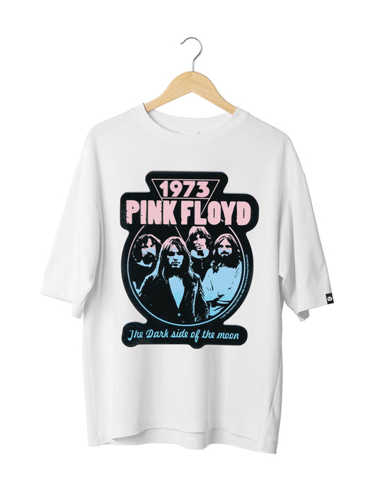 Pink Floyd 1973 : Unisex Oversized Half Sleeved T-shirt