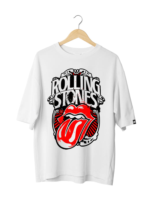 The Rolling Stones: Unisex Oversized Half Sleeved T-shirt