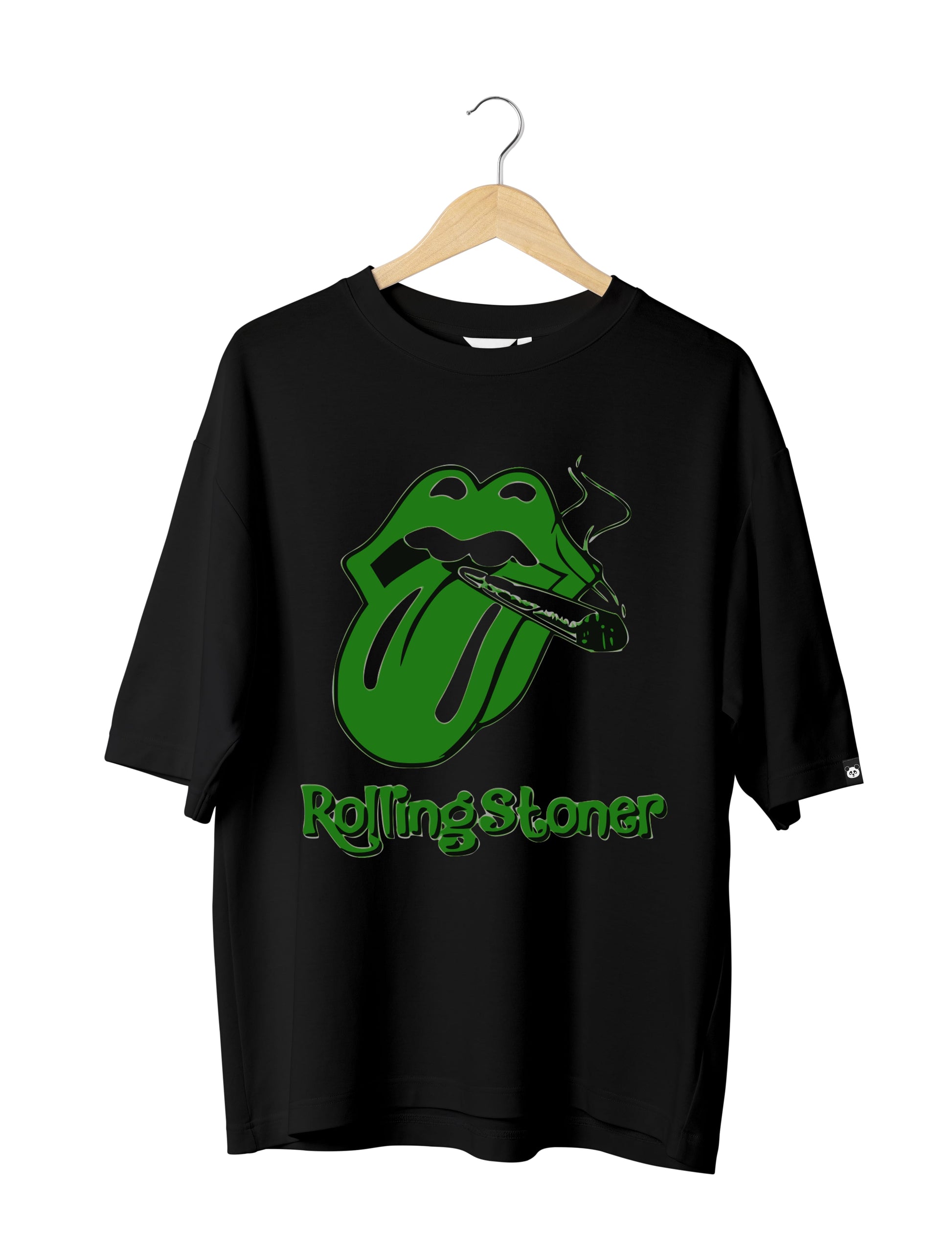 The Rolling Stones Unisex Oversized Half Sleeved T-shirt
