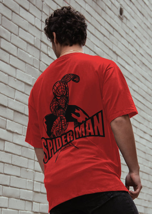 Spiderman: Men Regular Fit Half Sleeved T-shirt